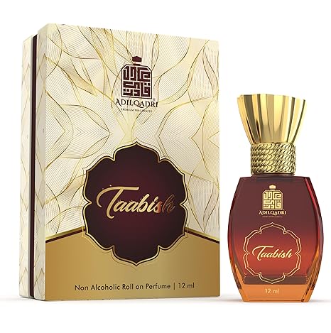 Adilqadri Taabish Luxury Arabic Fragrance Non-Alcoholic Unisex Roll-On Attar Perfume - (12 ML)