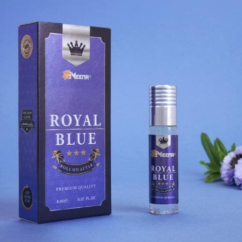 Meena Royal Blue 8 ML (Floral Attar)