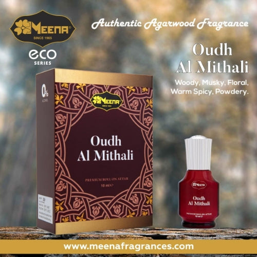 MEENA Oudh Al Mithali Floral Attar (Natural, Oud(Agarwood), Gold Musk)