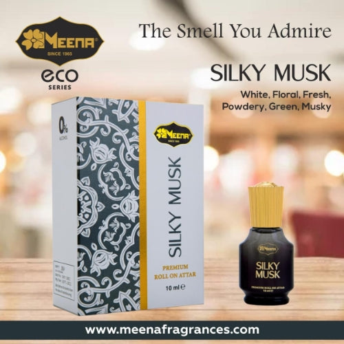 MEENA Silky Musk (PACK OF 1) Floral Attar (Floral)