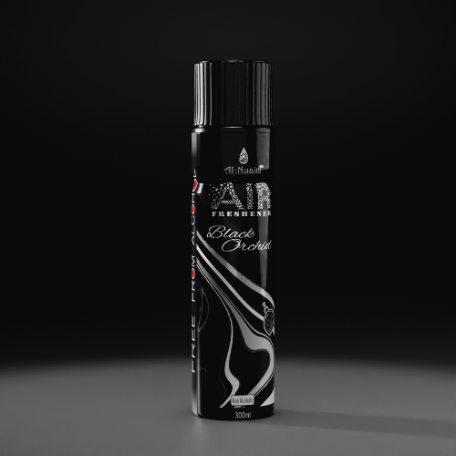 Al Nuaim Black Orchid (Home, Office, Car) Air Freshner (Alchohol Free) Spray - 300 ml