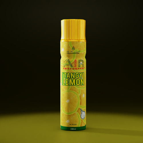 Al Nuaim Tangy Lemon (Home, Office, Car) Air Freshner (Alchohol Free) Spray - 300 ml