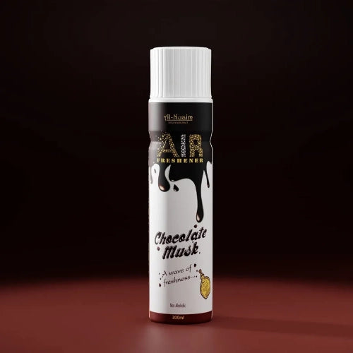 Al Nuaim Chocolate Musk (Home, Office, Car) Air Freshner (Alchohol Free) Spray - 300 ml
