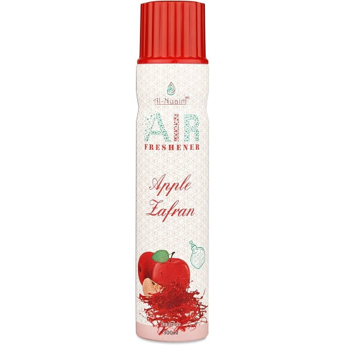 Al Nuaim Apple Jafran (Home, Office, Car) Air Freshner (Alchohol Free) Spray - 300 ml