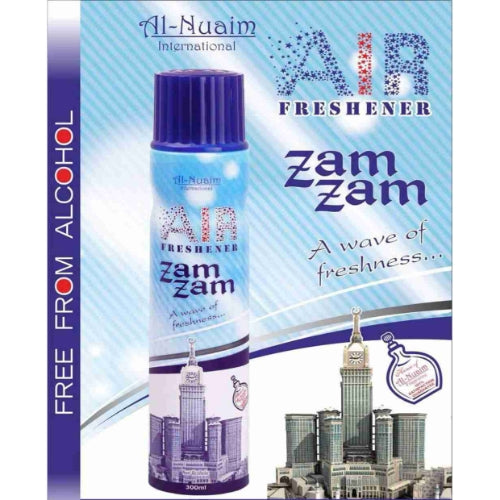 Al Nuaim Zam Zam (Home, Office, Car) Air Freshner (Alchohol Free) Spray - 300 ml