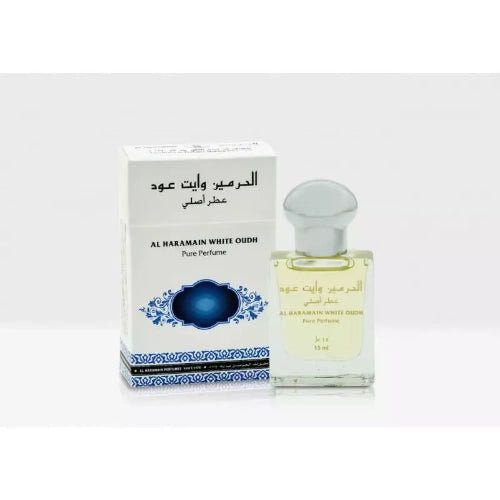 Al Haramain White Oudh Fragrance 15 ml Roll on Perfume Oil (Attar) Floral Attar (Floral)