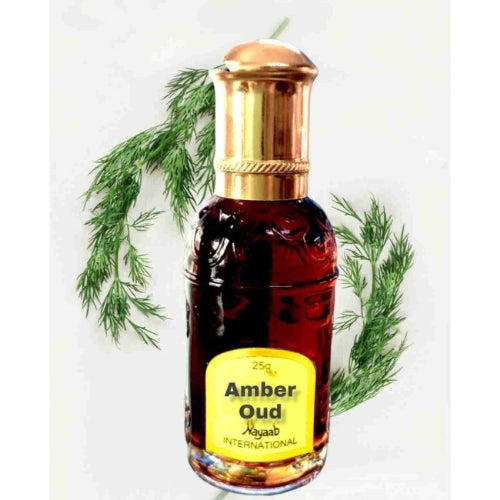 Nayaab International Amber Oud (Pack Of 1) Floral Attar (Floral) 25 ml