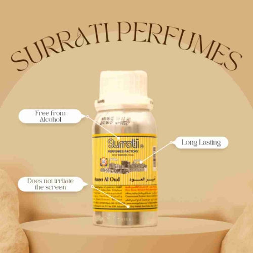 SURRATI Ameer Al Oud Eau de Parfum - 100 ml (For Men And Women)