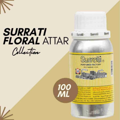 SURRATI Dalae Al Sabaya 100 ml Aluminum Tin, Made in Saudi Arabia Floral Attar (Floral)