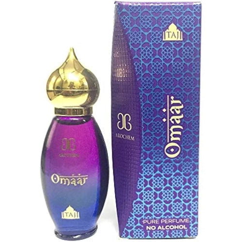 Arochem Taj Edition Omaar Roll On Pure Arabian Attar Perfume Oil 9 ml Floral Attar (Musk Arabia)