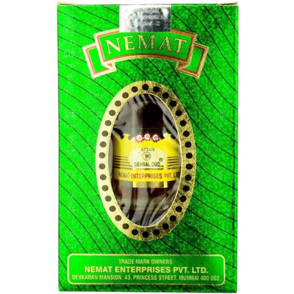 Nemat DEHNAL OUD [Branded Quality Non Alcoholic Concentrated Perfume Oil] Herbal Attar 10 ml (Dehn al oud)