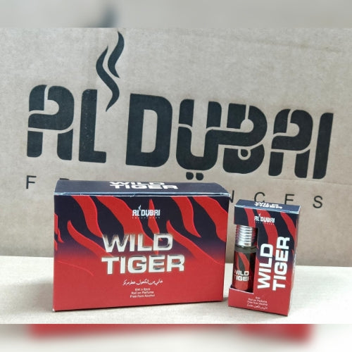 Al Dubai Wild Tiger 6 ml Roll On Attar (Pack Of 2) Floral Attar (Floral)