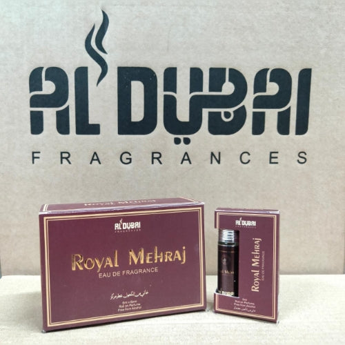 Al Dubai ROYAL MEHRAJ 6 ml Roll On Attar (Pack Of 2) Floral Attar (Floral)