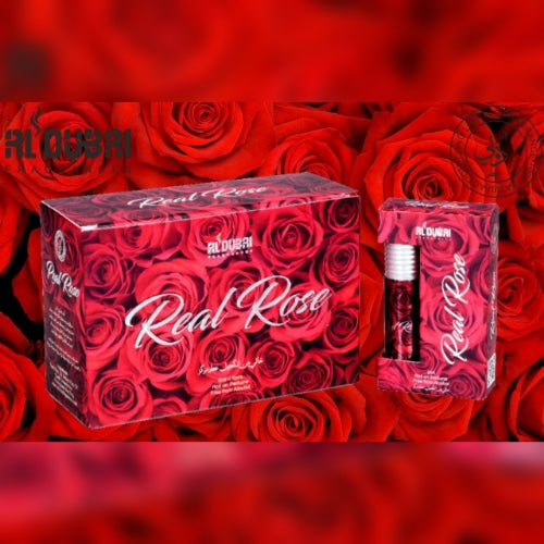 Al Dubai Real Rose 6 ml Roll On Attar (Pack Of 2) Floral Attar (Floral)