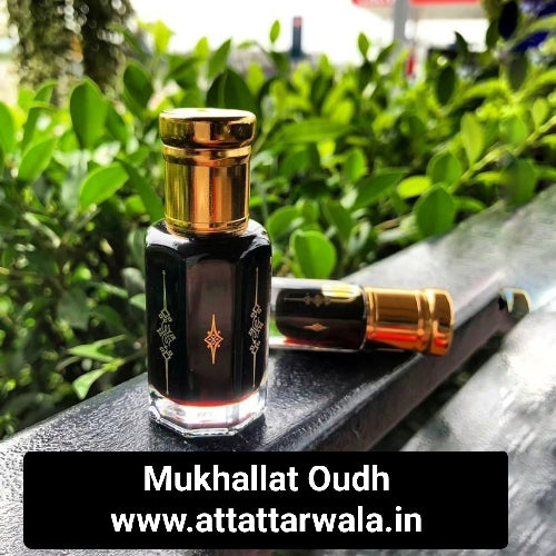 Mukhallat Oudh Fragrance Roll On Attar 6 ml Floral Attar (Oudh) Attarwala.in