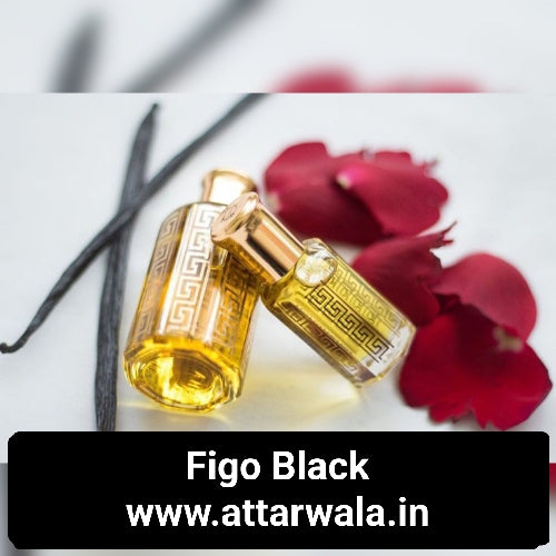 Figo Black Fragrance Roll On Attar 6 ml Floral Attar (Floral) Attarwala.in