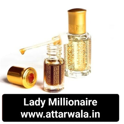 Lady Millionaire Fragrance Roll On Attar 6 ml Floral Attar (Floral) Attarwala.in