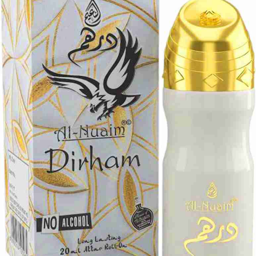 Al Nuaim DIRHAM 20 ML ROLL ON ATTAR (PACK OF 2) GIFT PACK Herbal Attar  (Musk)