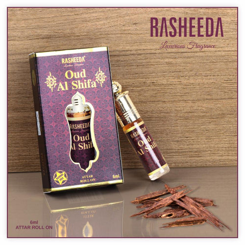 Rasheeda Oud Al Shifa Attar 6 ml Floral Attar