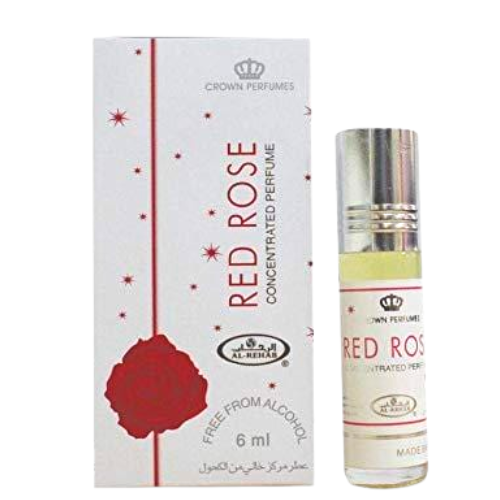 AL-REHAB "Red Rose" Concentrated Perfume Oil, 6 ML Attar
